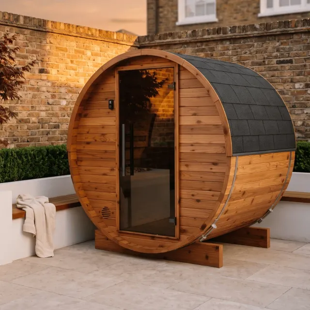 Finnmark Micro Thermowood Barrel Sauna (2 Person), image 2
