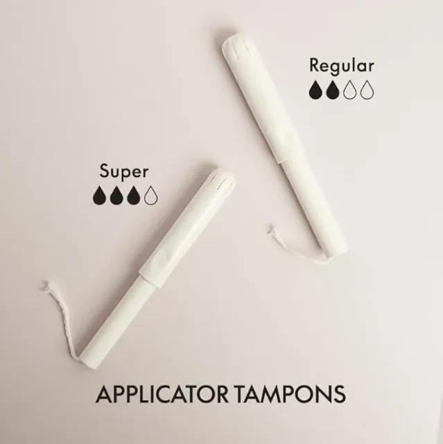 Grace & Green Organic Cotton Applicator Tampons, image 2