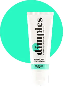 Dimples Mint Hydroxyapatite Toothpaste 75ml, image 1